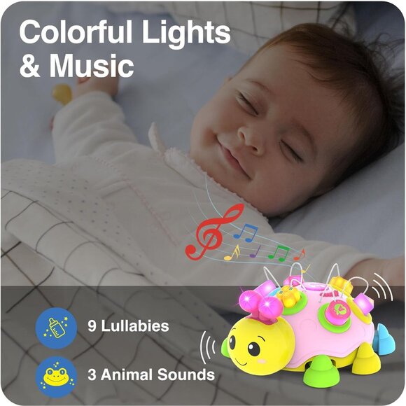 NEW! Baby Musical Ladybug Crawling Toys with Light-up Music 😊 - Picture 4 of 6